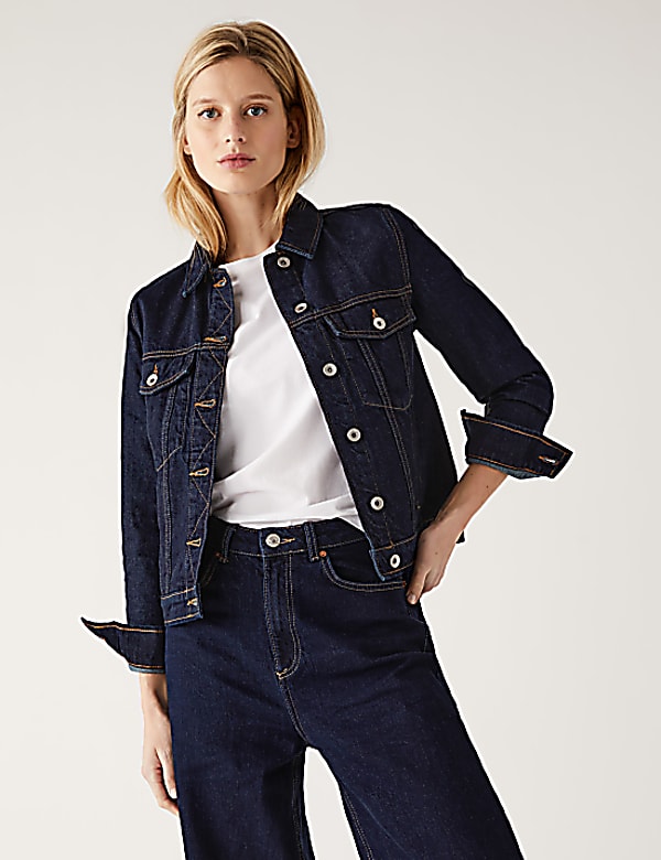 Pure Cotton Denim Jacket