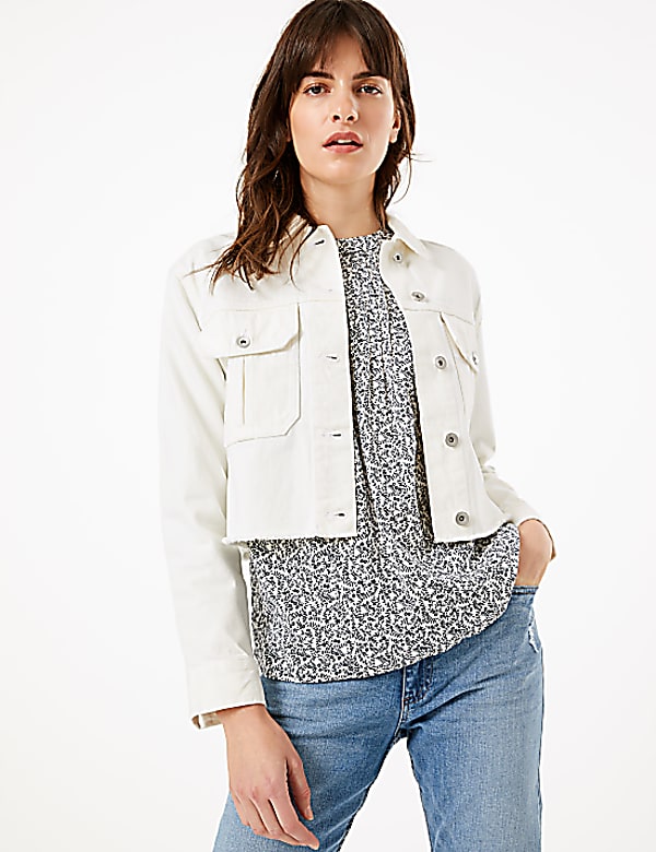 Cropped Denim Jacket