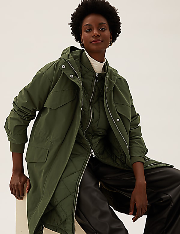 Marks and spencer parka jacket online