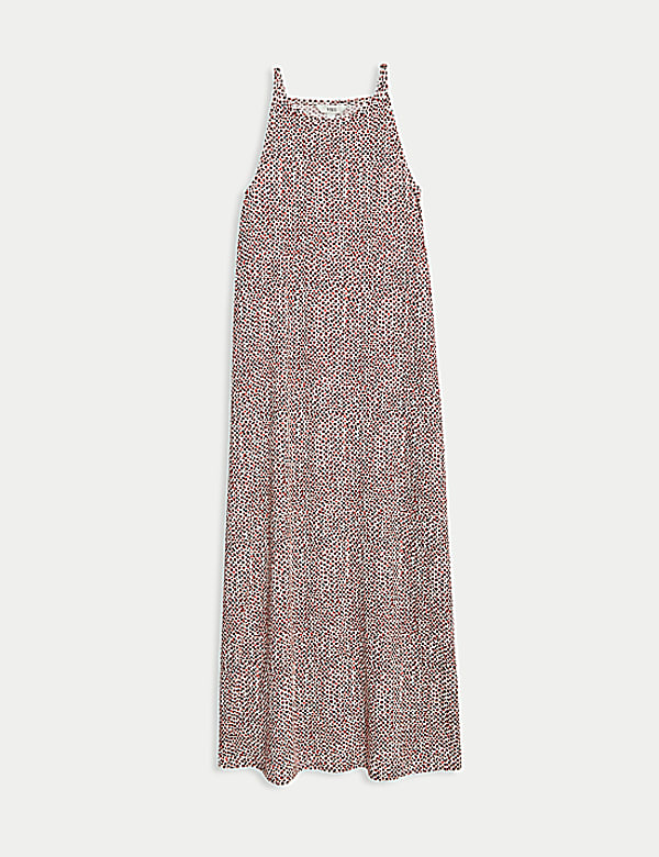 Jersey Printed Midaxi Beach Dress