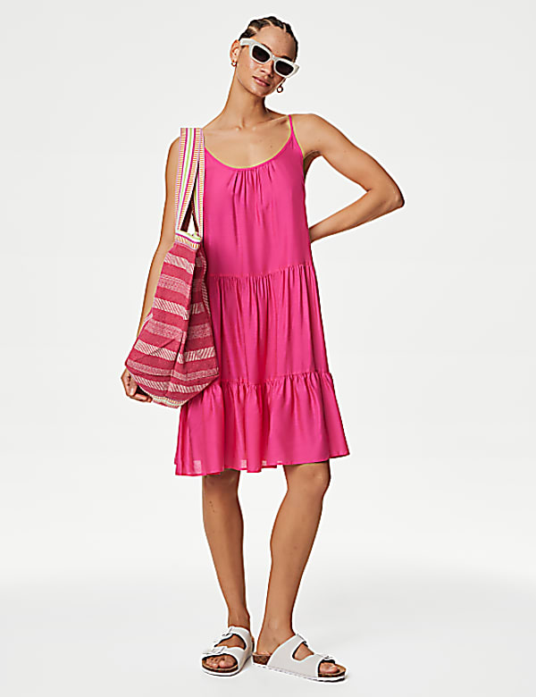 Mini Tiered Beach Dress