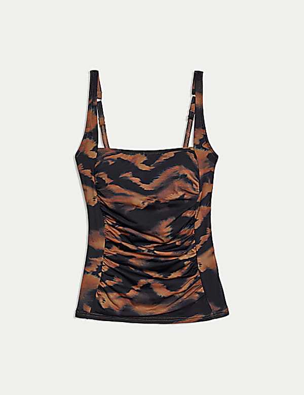360 Tummy Control Printed Padded Tankini Top