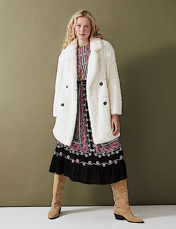 Faux Fur Teddy Coat