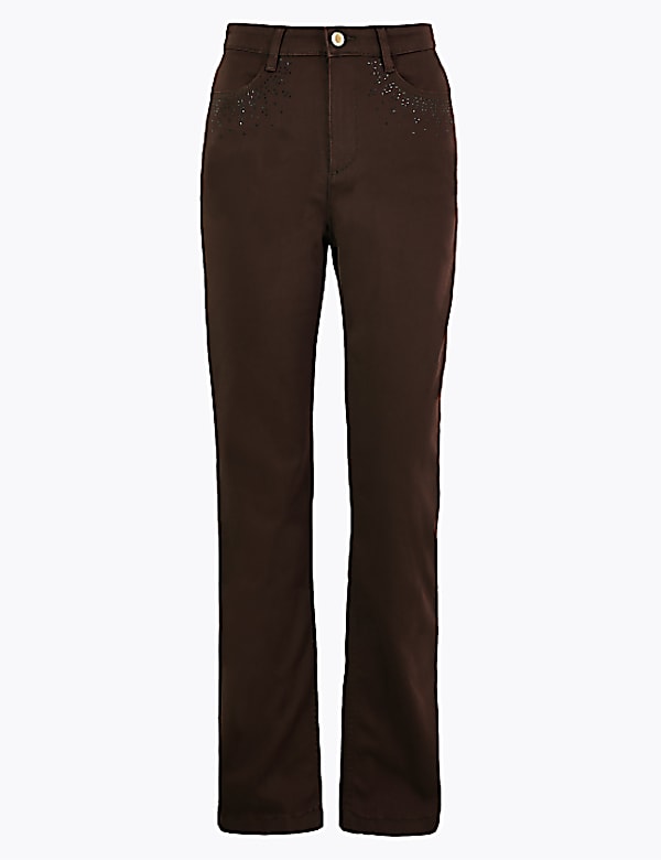 Roma Rise Straight Leg Jeans