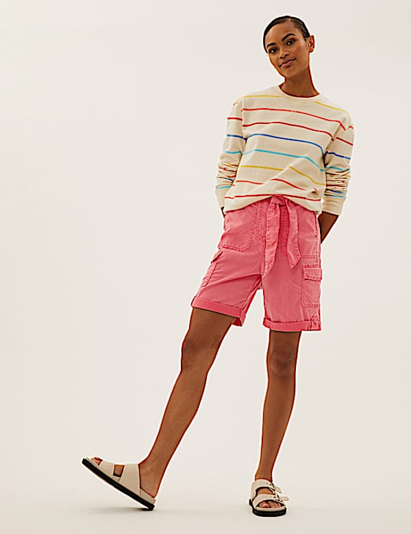 Tencel™ Rich Cargo Shorts