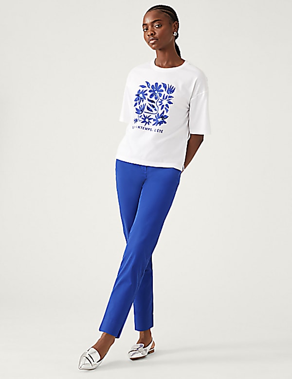 Cotton Rich Tapered Chinos