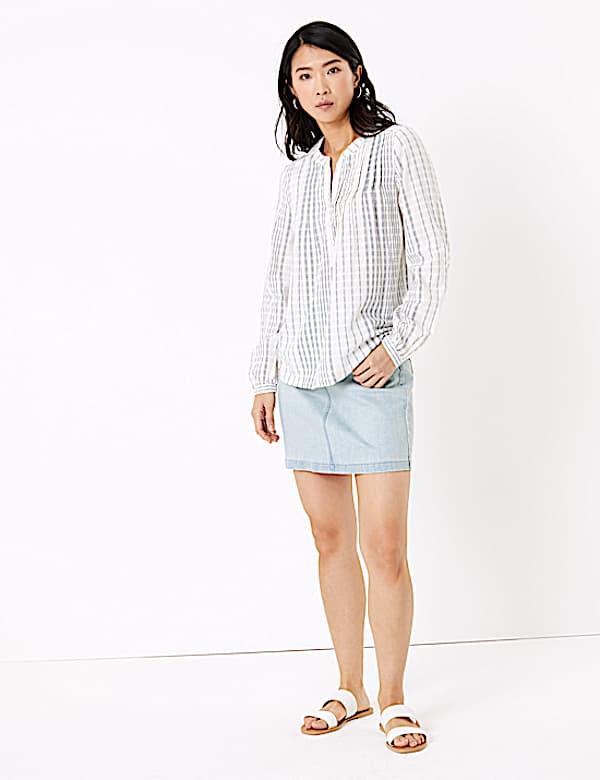 Denim Mini Skirt