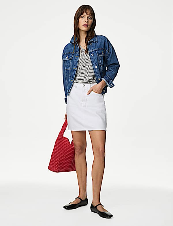 Denim Mini Skirt