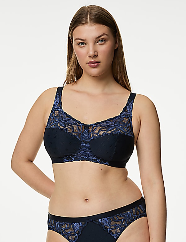 Wild Blooms Non Wired Total Support Bra B-H