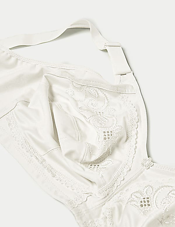 Total Support Embroidered Full Cup Bra C-H