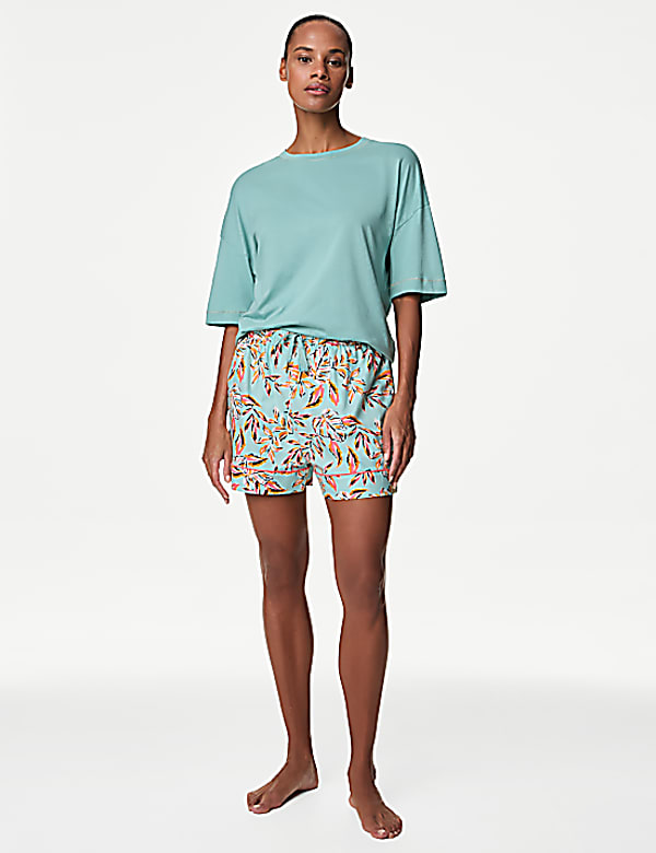 Cotton Modal Printed Shortie Set