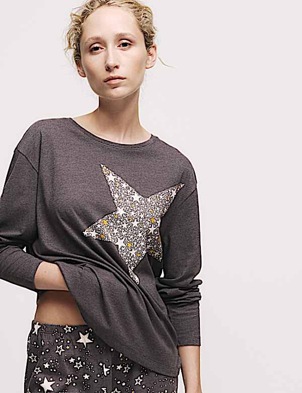 Cotton Rich Print Pyjama Set
