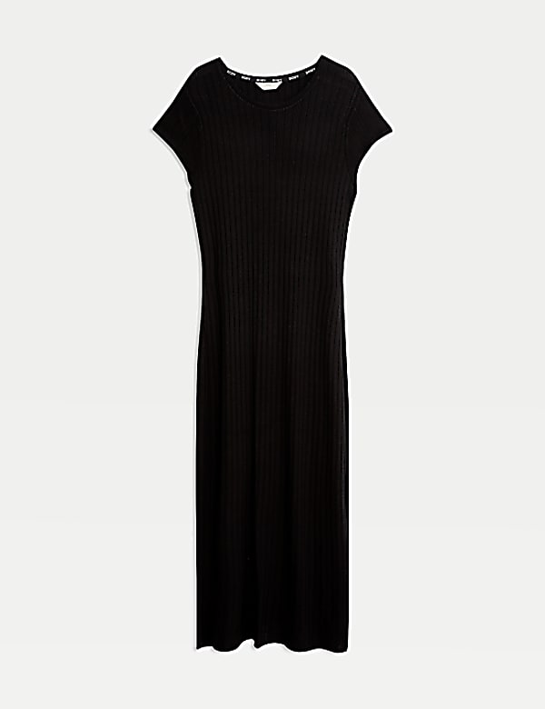 Ribbed Cap Sleeve Nightdress