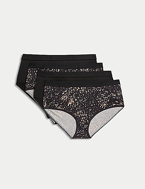 4pk No VPL High Rise Shorts