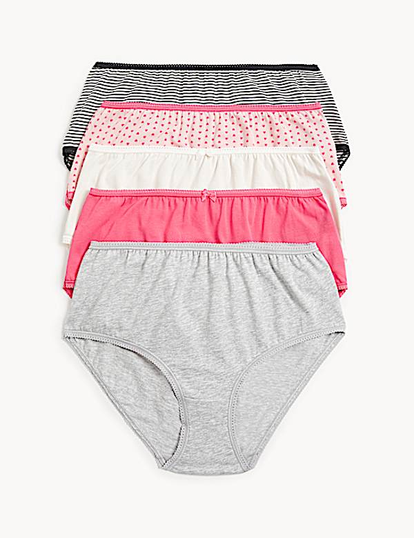 5 Pack Cotton Mix Knickers