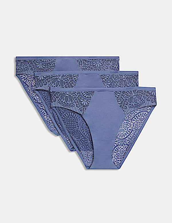 3pk Body Soft™ High Leg Knickers