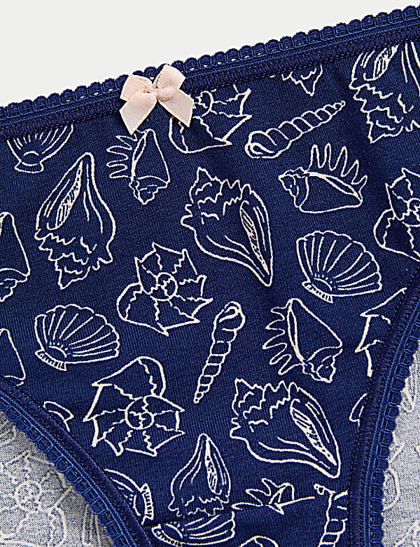 5pk Cotton Lycra™ Bikini Knickers