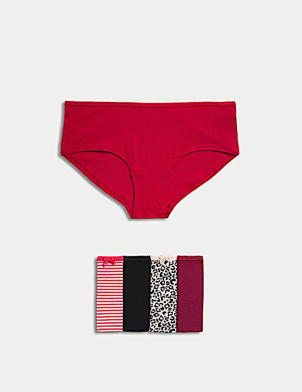 Pack 5 Cotton Mix Knickers