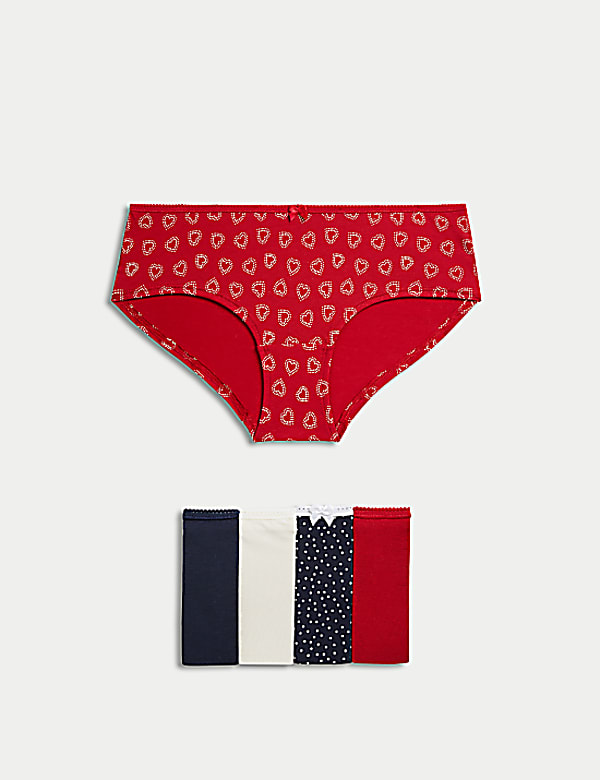 Pack 5 Cotton Mix Knickers