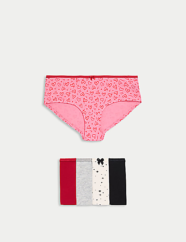 Pack 5 Cotton Mix Knickers
