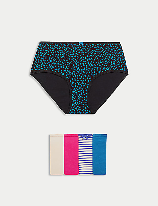 5pk Cotton Lycra™ High Rise Shorts