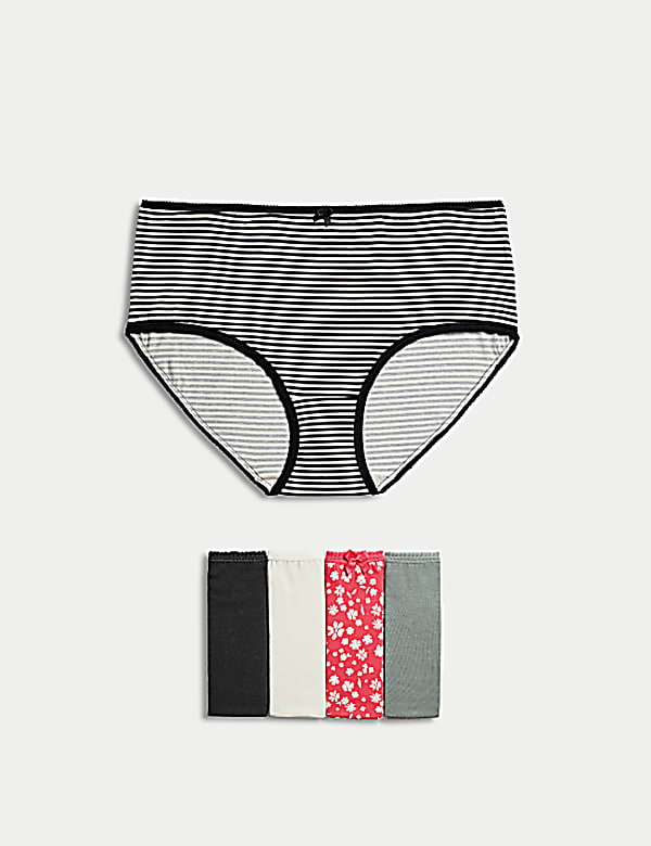 5pk Cotton Lycra™ High Rise Shorts