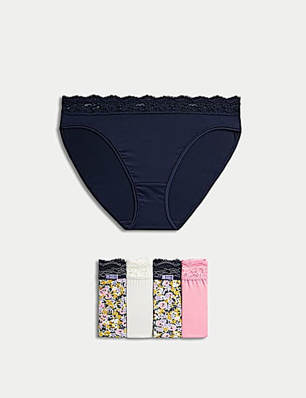 5pk High Leg Knickers