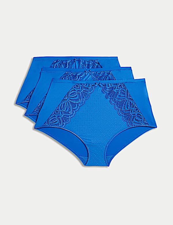 3pk Amelia Lace Full Briefs