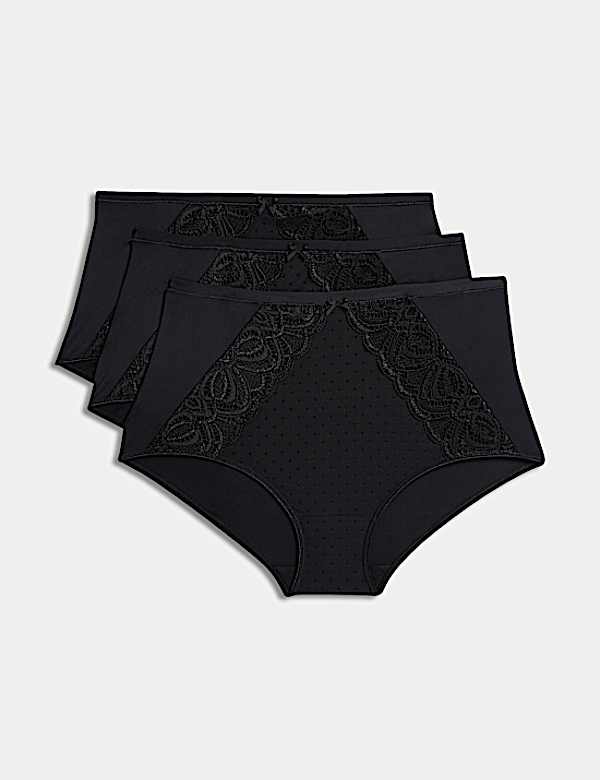 3pk Amelia Lace Full Briefs