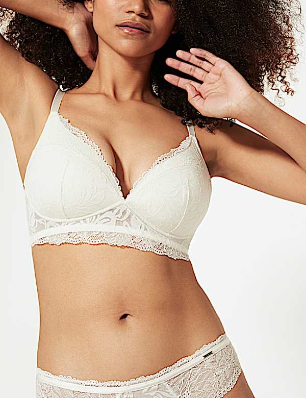 Padded Lounge Plunge Bra A-E