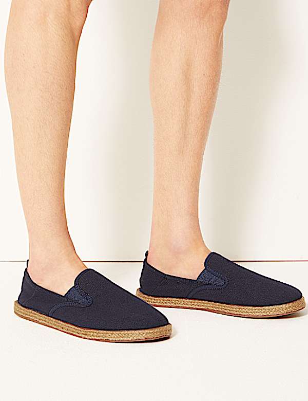 Cotton Slip-on Espadrilles