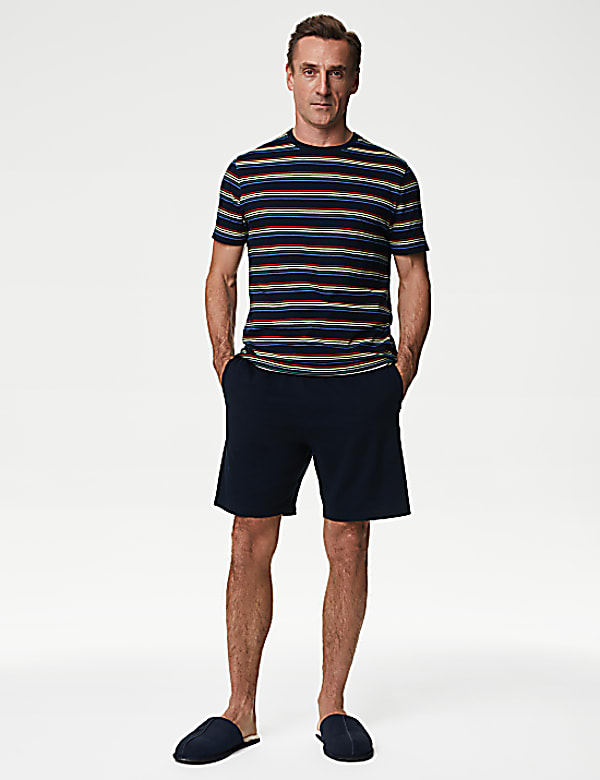 Pure Cotton Striped Pyjama Set