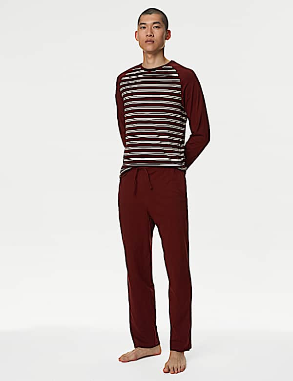 Pure Cotton Striped Pyjama Set