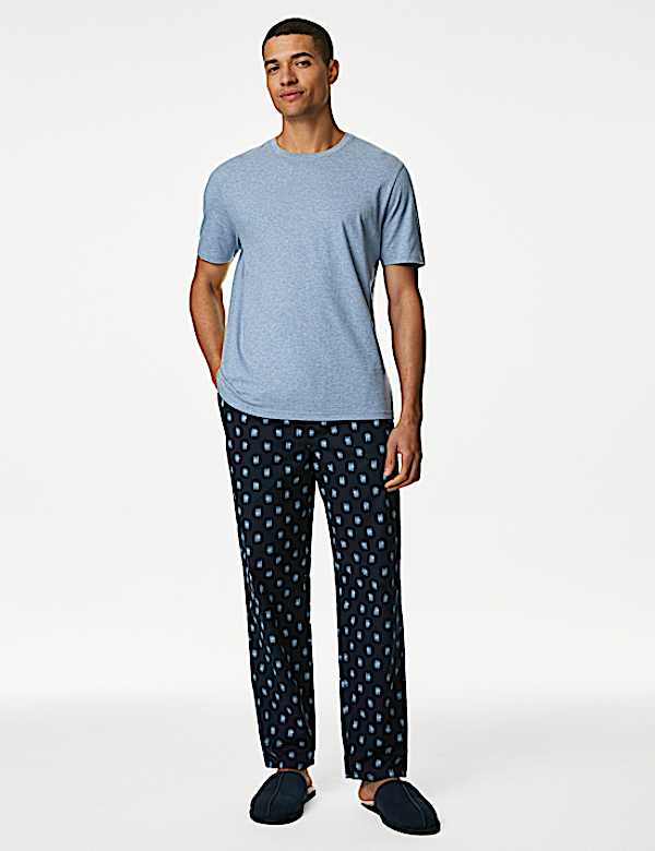 Cotton Rich Printed Pyjama Set