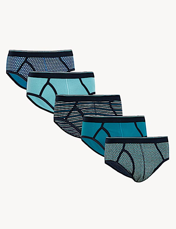 5pk Cotton Stretch Cool & Fresh™ Briefs