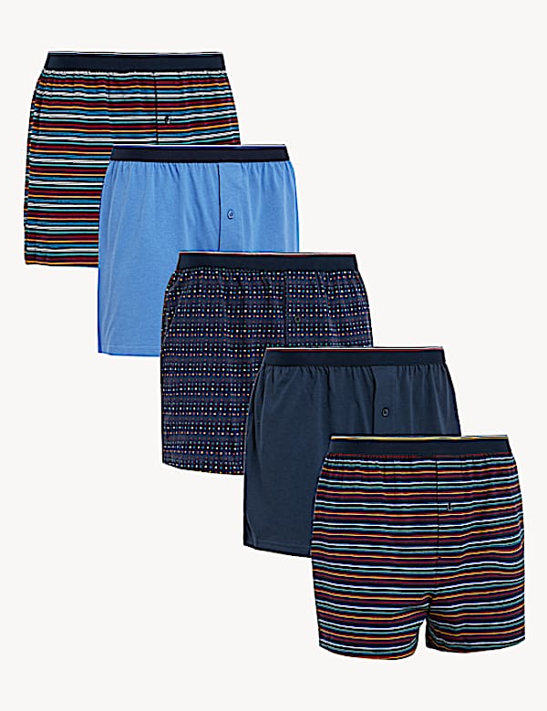 5pk Pure Cotton Cool & Fresh™ Jersey Boxers