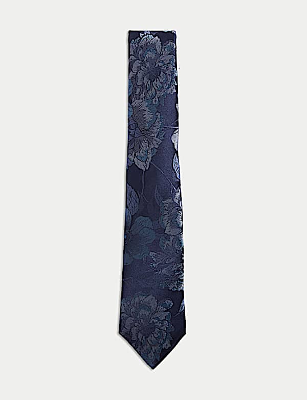 Floral Pure Silk Tie