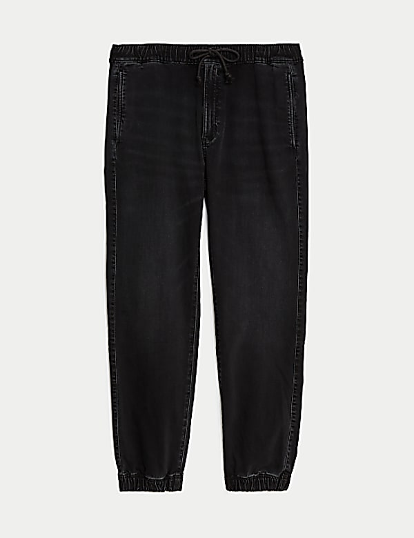 Regular Fit Jersey Cuffed Jogger Jeans