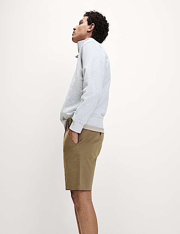 Regular Fit Stretch Chino Shorts