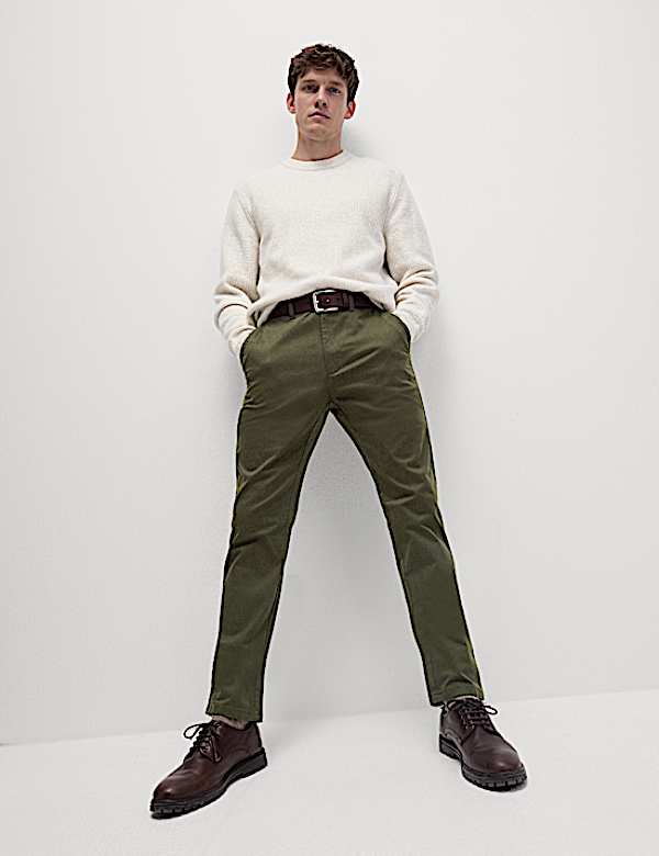 Slim Fit Stretch Chinos