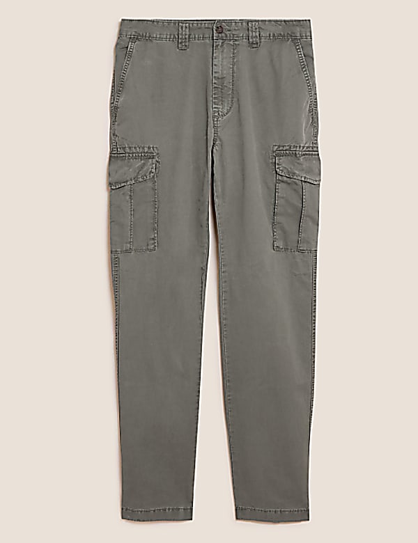Buy Straight Fit Lightweight Cargo Trousers at Marks Spencer