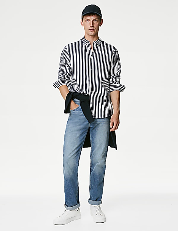 Pure Cotton Striped Shirt