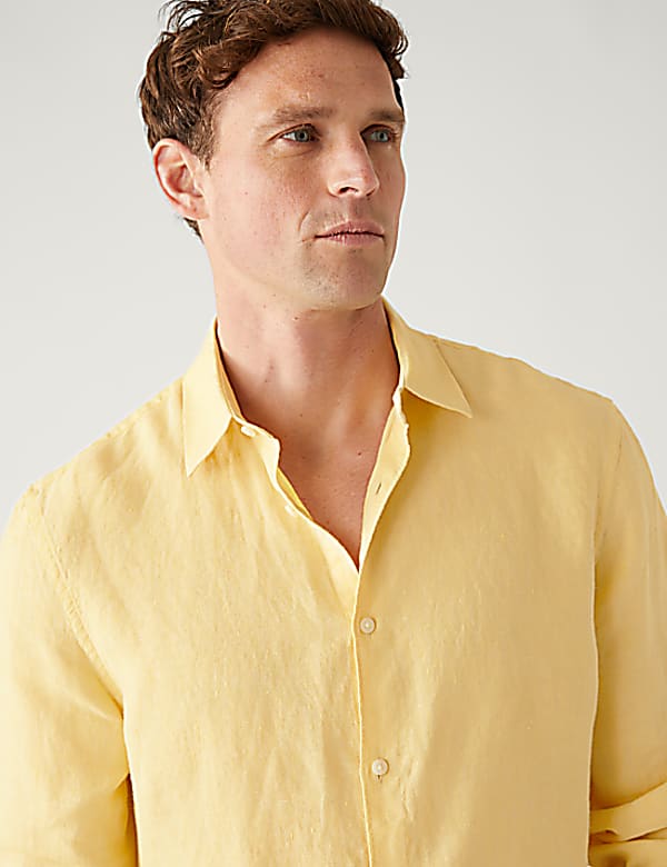 Pure Linen Regular Fit Shirt