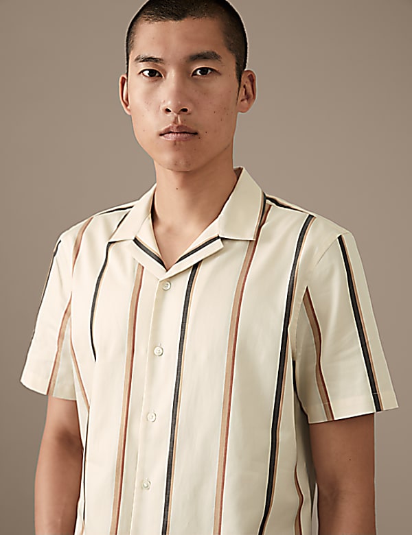 Pure Cotton Striped Shirt
