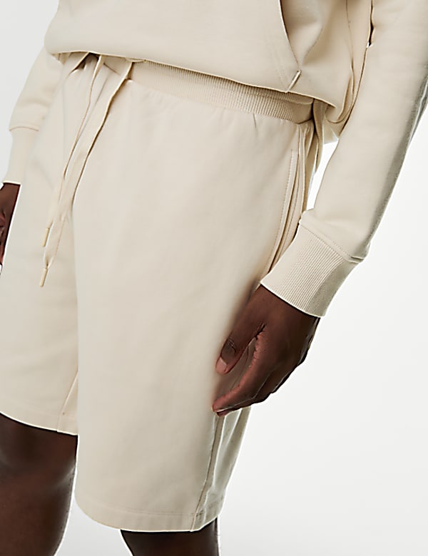 Cotton Rich Oversized Jersey Shorts