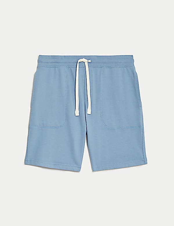 Pure Cotton Drawstring Jersey Shorts