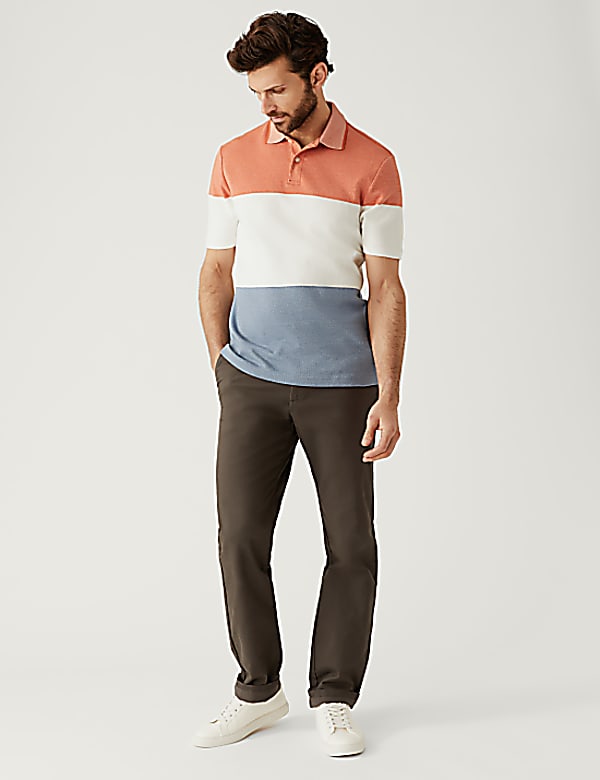 Pure Cotton Double Knit Polo Shirt