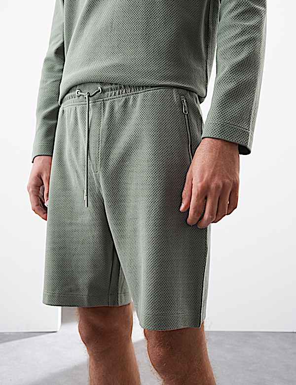 Cotton Rich Waffle Shorts