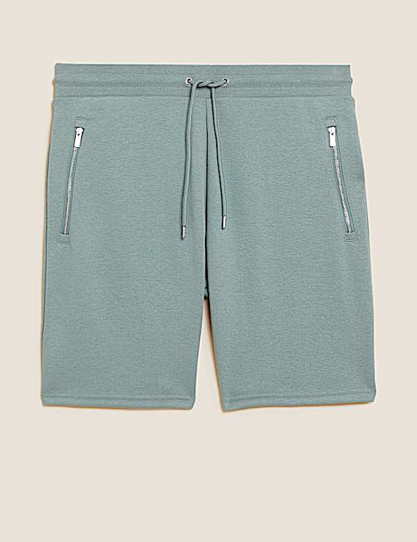Cotton Rich Zip Pocket Shorts