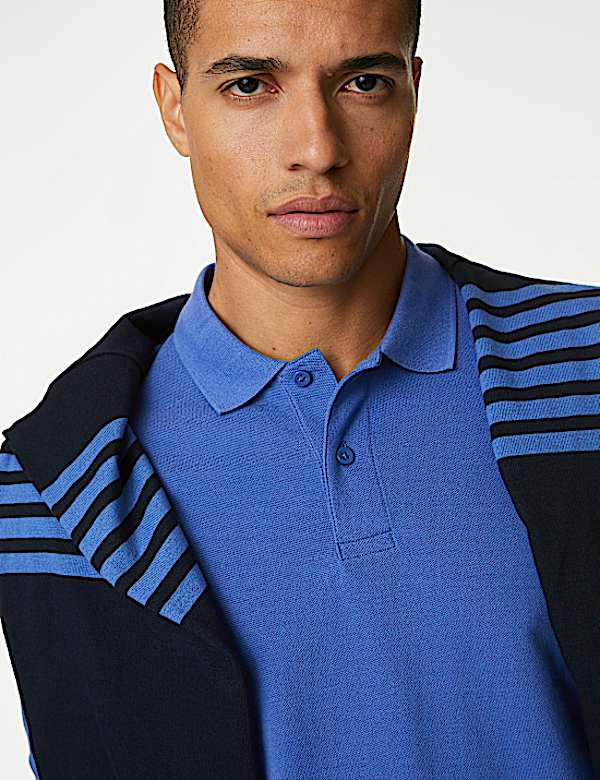 Pure Cotton Pique Regular Fit Polo Shirt